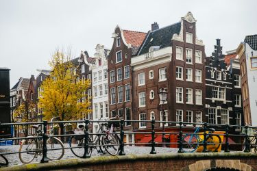 Impossible de ne pas croiser de v&eacute;los &agrave; Amsterdam !